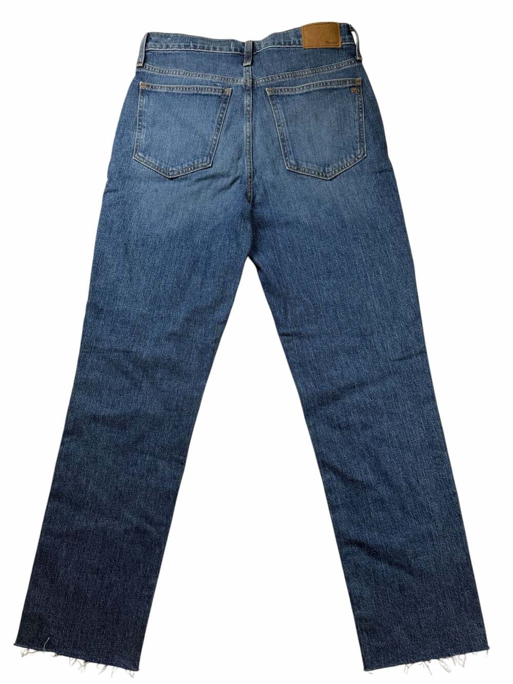 NWT Madewell Perfect Vintage Jean Womens 28 High Rise Straight Alstyne Raw Hem - Picture 2 of 13